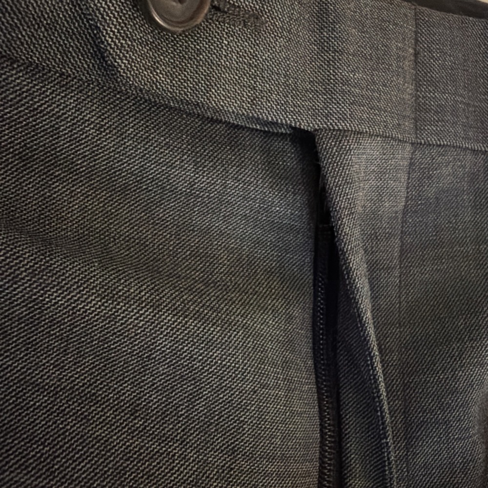 Lauren Ralph Lauren Men's Grey 100% Wool Dress Pants Flat Front 36x30 Regular - Picture 4 of 8